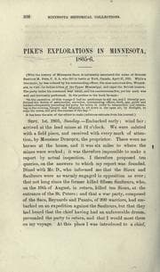 Tapa de Pike's explorations in Minnesota, 1805-6