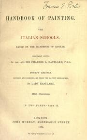 Tapa de Handbook of painting: the Italian schools