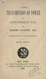 Tapa de The transmission of power by compressed air