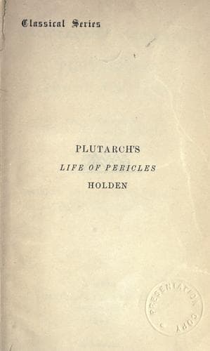 Tapa de Ploutarchou Perikles.