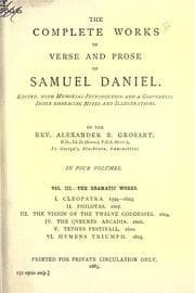 Tapa de Complete works in verse and prose