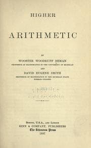 Tapa de Higher arithmetic