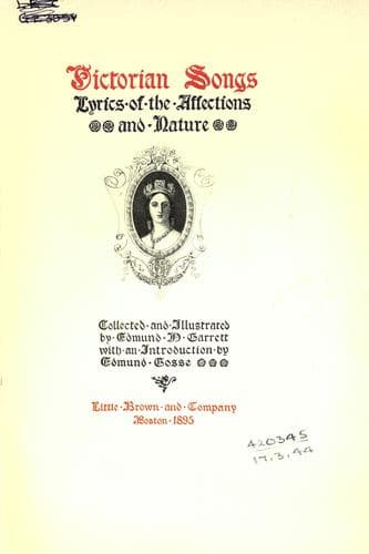 Tapa de Victorian songs