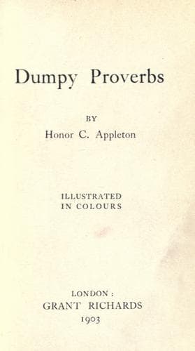Tapa de Dumpy proverbs