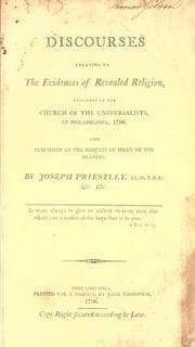 Tapa de Discourses on the evidence of revealed religion