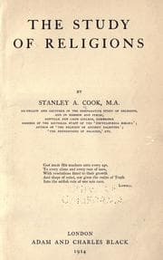 Tapa de The study of religions