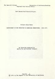 Tapa de Participant in the evolution of American corrections, 1931-1973
