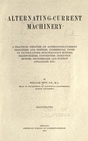 Tapa de Alternating-current machinery