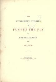 Tapa de The wonderful stories of Fuz-buz the fly, and Mother Graben the spider