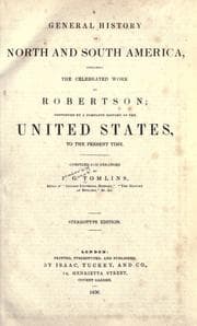 Tapa de A general history of North and South America