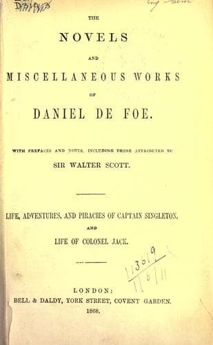Tapa de Novels and miscellaneous works