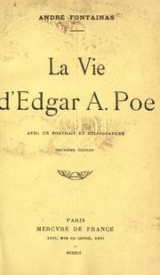 Tapa de La vie d'Edgar A. Poe