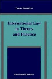 Tapa de International law in theory and practice