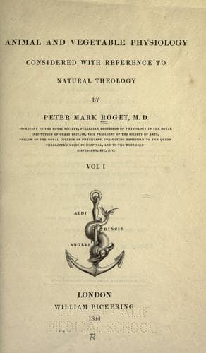 Tapa de Animal and vegetable physiology