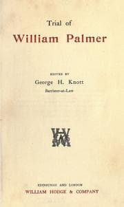 Tapa de Trial of William Palmer