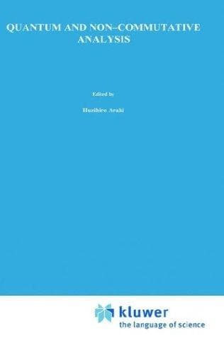 Tapa de Quantum and Non-Commutative Analysis