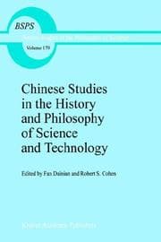 Tapa de Chinese studies in the history and philosophy of science and technology
