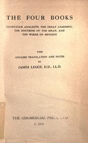 Tapa de The four books