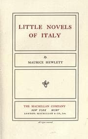 Tapa de Little novels of Italy