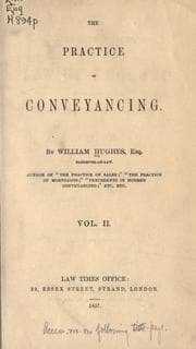 Tapa de The practice of conveyancing