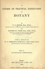 Tapa de A course of practical instruction in botany
