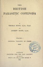 Tapa de The British parasitic Copepoda