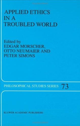 Tapa de Applied ethics in a troubled world