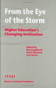 Tapa de From the Eye of the Storm - Higher Education's Changing Institution