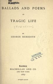 Tapa de Ballads and poems of tragic life