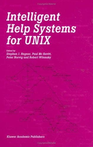 Tapa de Intelligent help systems for UNIX