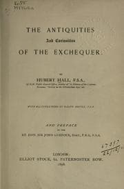 Tapa de The antiquities and curiosities of the Exchequer