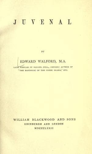 Tapa de Juvenal