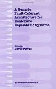 Tapa de A Generic Fault-Tolerant Architecture for Real-Time Dependable Systems