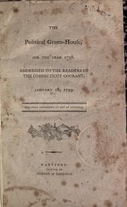 Tapa de The political green-house, for the year 1798