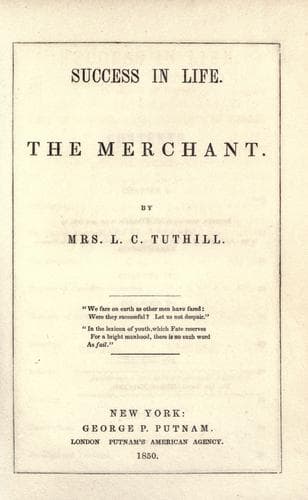 Tapa de The merchant