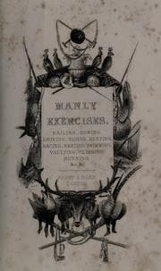 Tapa de Walker's manly exercises