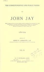 Tapa de Correspondence and public papers
