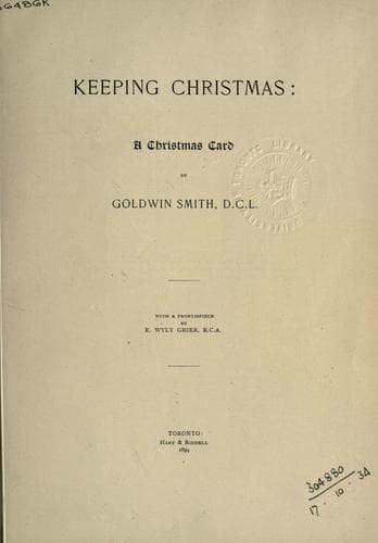 Tapa de Keeping Christmas
