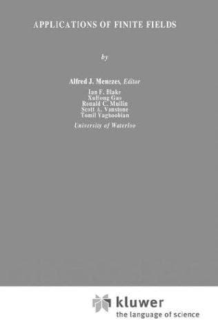 Tapa de Applications of finite fields