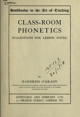 Tapa de Class-room phonetics