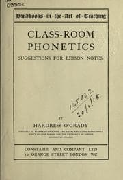 Tapa de Class-room phonetics