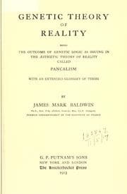 Tapa de Genetic theory of reality