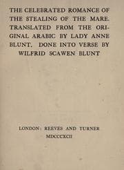 Tapa de The celebrated romance of the stealing of the mare