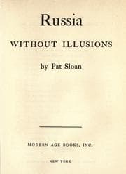 Tapa de Russia without illusions