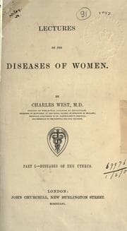 Tapa de Lectures on the diseases of women