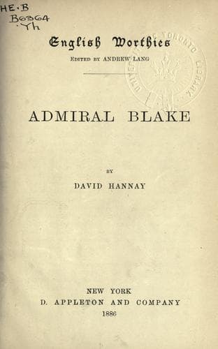 Tapa de Admiral Blake