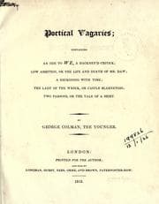 Tapa de Poetical vagaries