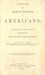 Tapa de Adventures and achievements of Americans