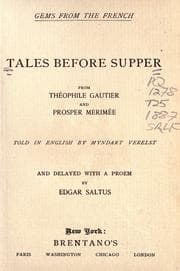 Tapa de Tales before supper, from Théophile Gautier and Prosper Mérimée