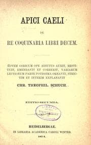 Tapa de De re coquinaria libri decem